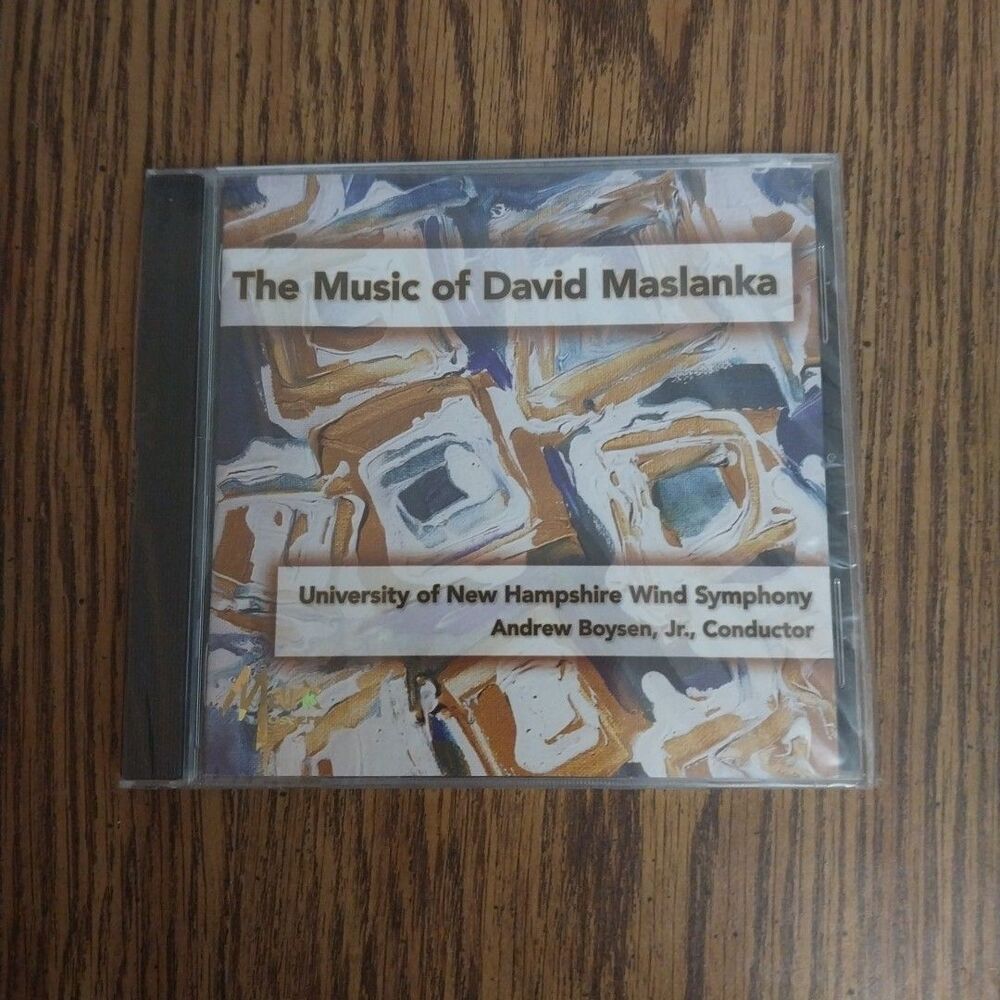 The Music of David Maslanka University of New Hampshire Wind Symphony CD New